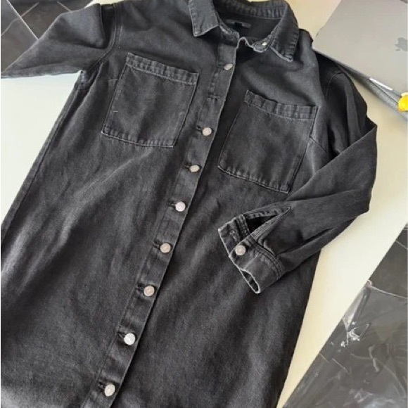 Black Denim Jacket - Picture 2 of 3